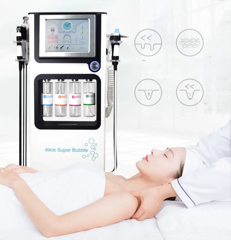 

Newest Technology 7 In 1 Water Oxygen Jet Peel Facial Beauty Deep Cleansing RF Face Lifting Skin Care Beauty Machine