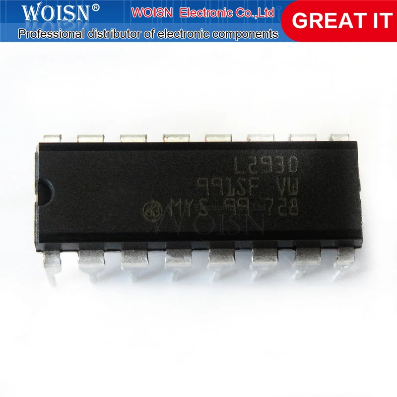 5 шт./лот L293DNE L293D L293 293D DIP-16 Новый и оригинальный в наличии | Электронные компоненты