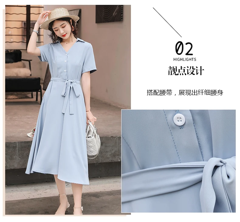 Летняя мода Послеродовая одежда для кормления грудью для работы Одежда для кормления средней длины платье для похудения грудное молоко