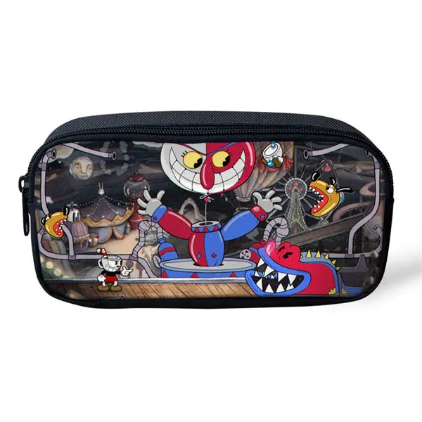 CDWX4370K HaoYun Cuphead Mugman, школьные сумки для подростков, мальчиков и девочек, мультяшный игровой рюкзак, Mochila, Студенческая сумка для книг, набор из 3 предметов, школьная сумка - Цвет: CDWX4370K