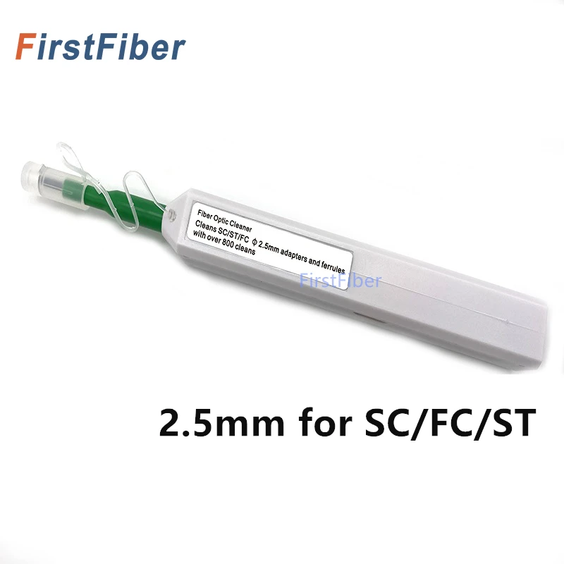 

Fiber connector clean Fiber Optic Cleaning Pen Fiber Optic Bulkhead Ferrule One-click Cleaner for 2.5mm Connector FC SC ST E2000