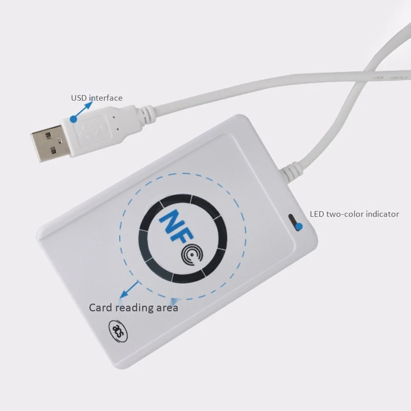 NFC считыватель USB ACR122U бесконтактные смарт карты IC Писатель и Смарт RFID Копир