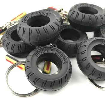 

1pc Tire Keychain Hanging Motorcycle keyring Moped Decorations wheel keyring for Yamaha Honda Suzuki