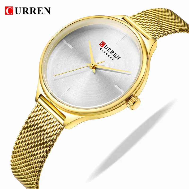 

CURREN Women Watches Top Brand Luxury Fashion Female Quartz Wrist Watch Ladies Leather Waterproof Clock Girl Relogio Feminino