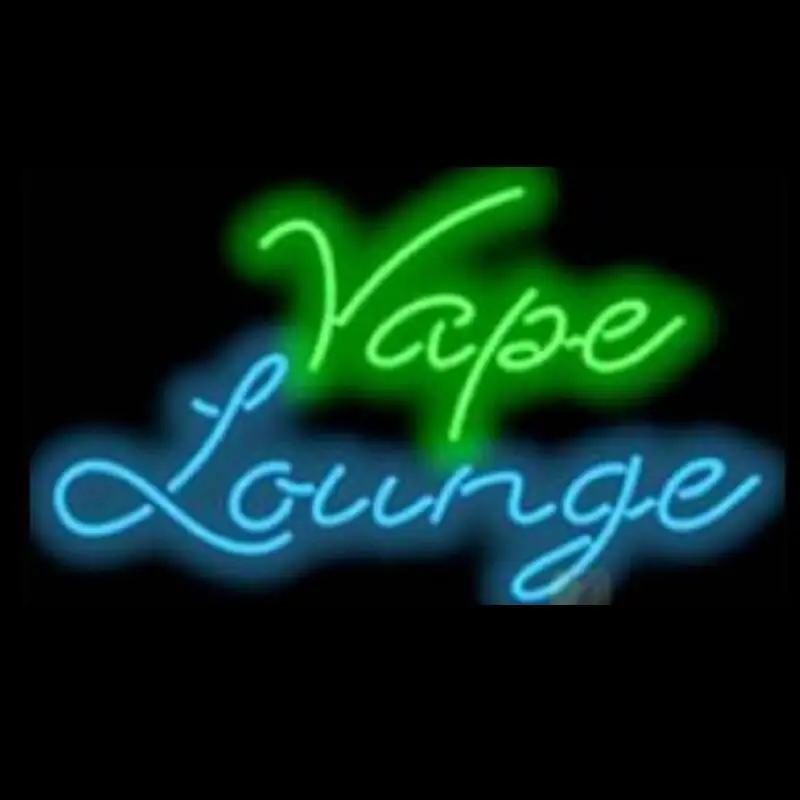 Изготовленный На Заказ Vape для отдыха Стекло неоновый светильник вывеска пивной