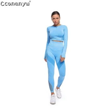 

Women Sport Fitness Leggings Slim Top And High Waist Fitness Leggings Casual Yoga Pants Workout Training Push Up Tight