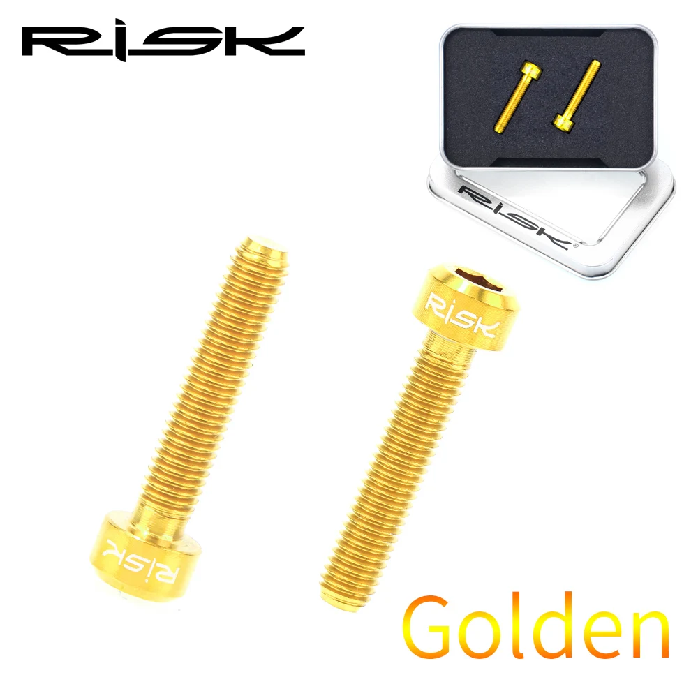 RISK titanium M5* 25 мм велосипедные тормозные рычаги болты для SRAM Guide R RS RSC велосипедный тормоз 2 шт