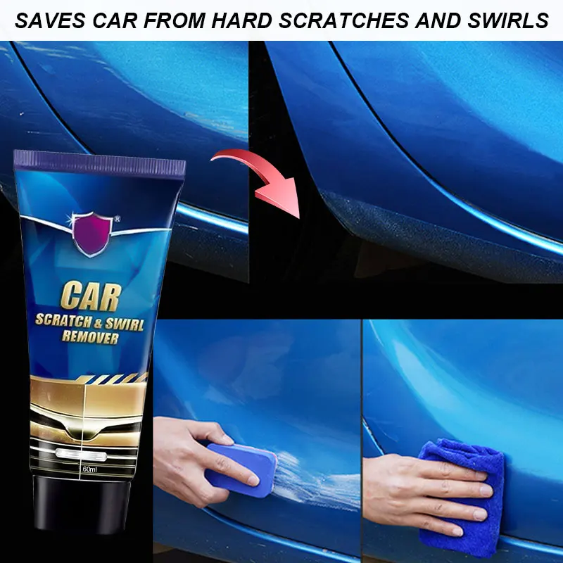 Car Scratch Remover 60 ML Car Scratch And Swirl Remover Auto Scratch Repair Tool Polishing Wax Anti Cream TSLM1