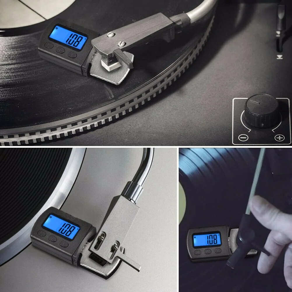 

0.01g Digital LCD Scale Cartridge Stylus Tracking Force Turntable Stylus Gauge BJStore