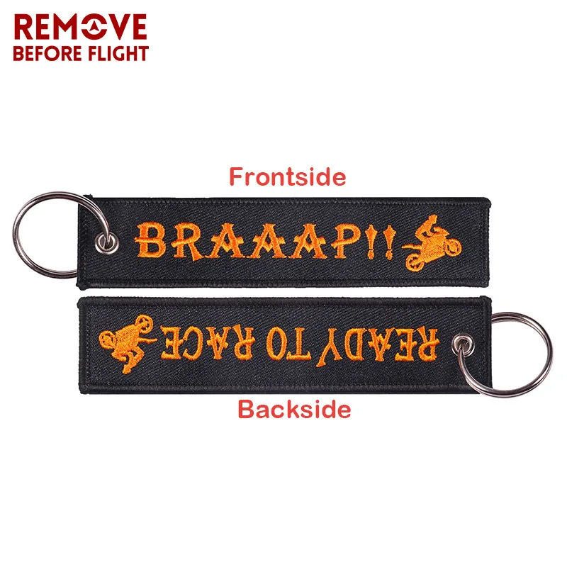 Europe And America mo qi pei-Piece Cool Keychain Hot Sales Amazon Embroidered Key Chain Embroidery Foreign Trade Hot Selling Key