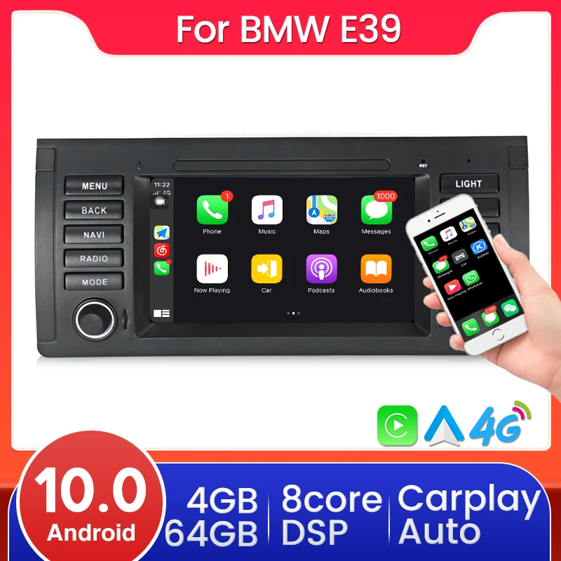 Автомагнитола с DVD-плеером DVD-плеер на Android 2 Гб ОЗУ 32 ПЗУ GPS Навигатором для BMW X5 E53 E39