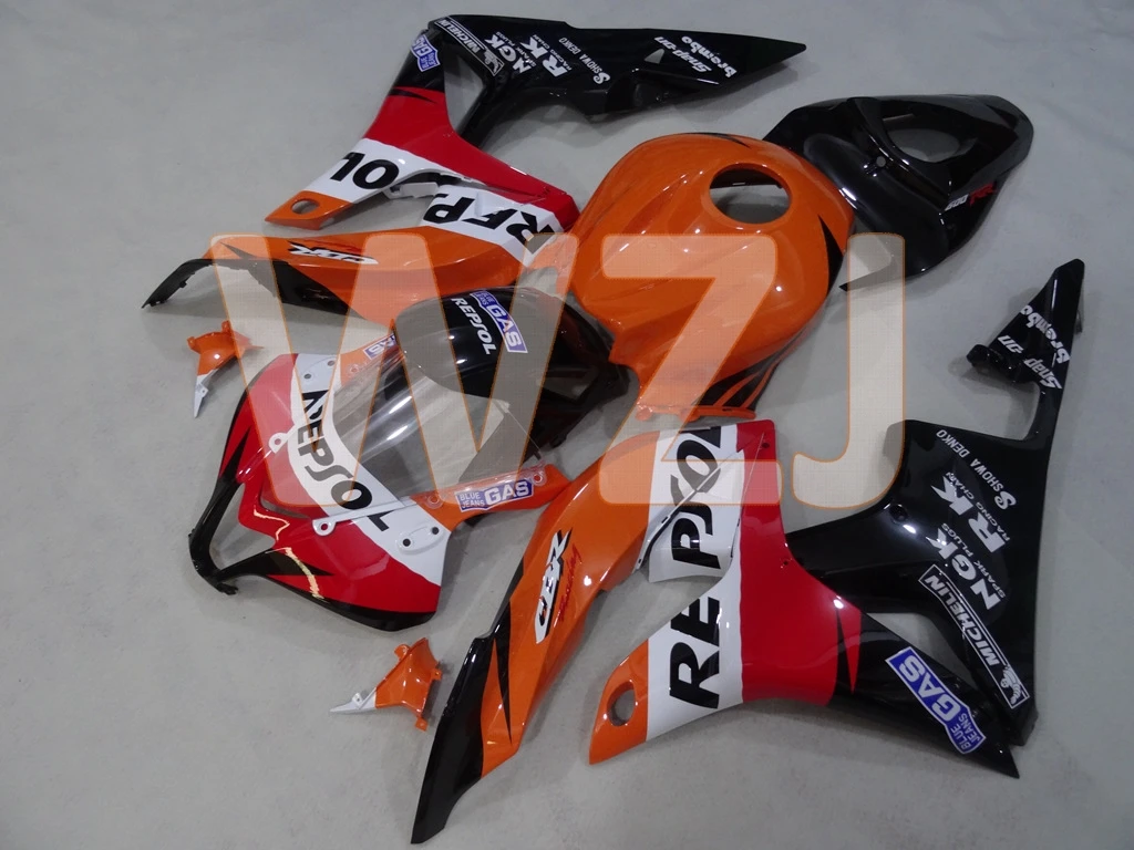 Для Honda CBR600RR 2007 обтекатель для Honda CBR600RR 2008 Обтекатели CBR 600 RR 2007-2008 Обтекатели
