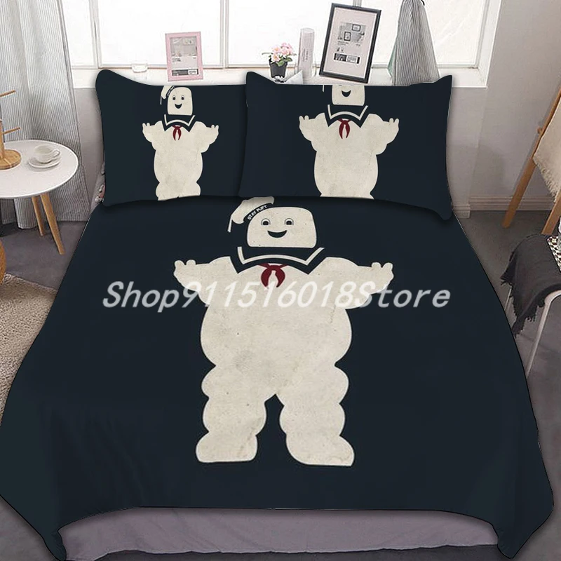 GHOSTBUSTERS UK DOUBLE US FULL UNFILLED DUVET COVER & PILLOWCASE SET 