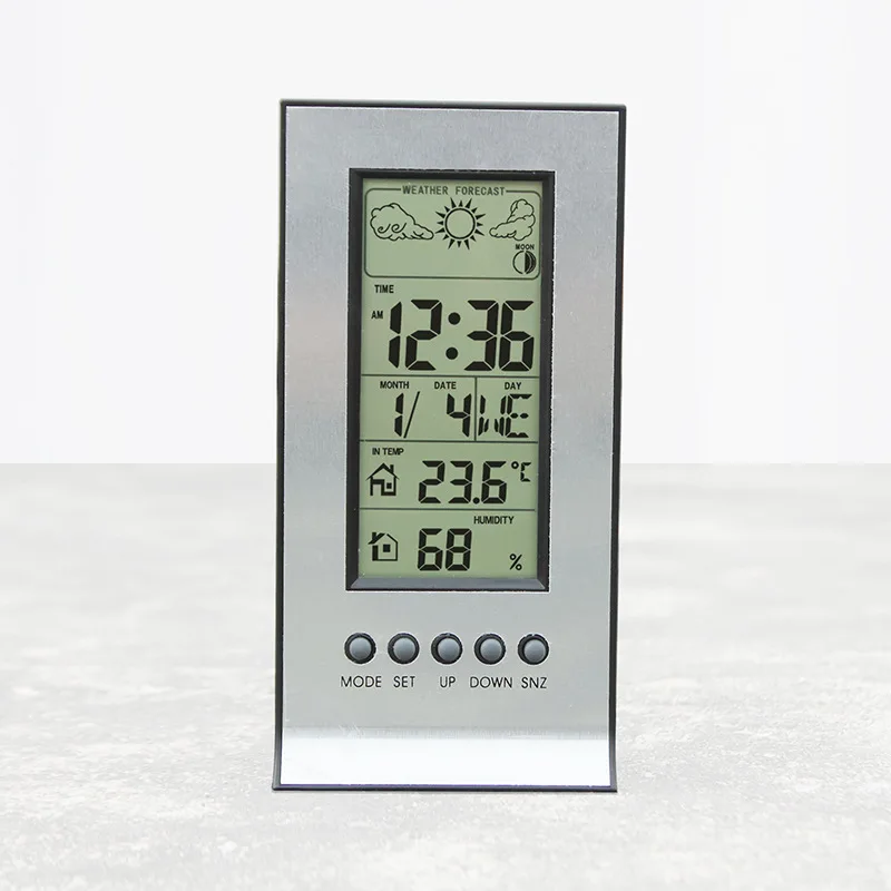 Jimei H106A бытовые электронные настольные часы Крытый гигротермограф с цифрами электронные настольные часы Многофункциональный