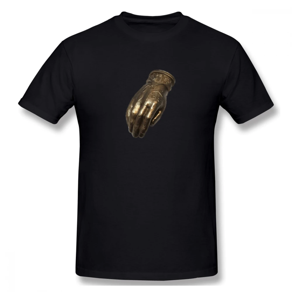 

2019 Game Of Thrones Golden Hand Men's Basic Short Sleeve T-Shirt 3D Print t shirt Cotton Funny T-shirt home Top Tees