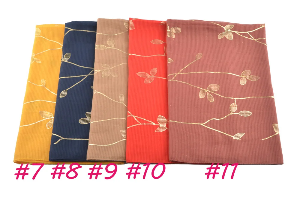Foulard femme musulman, хлопковый мусульманский хиджаб, простой головной шарф для волос, Шали Обертывания, Осенний женский золотой шарф с маркой sjaal, Роковая женщина