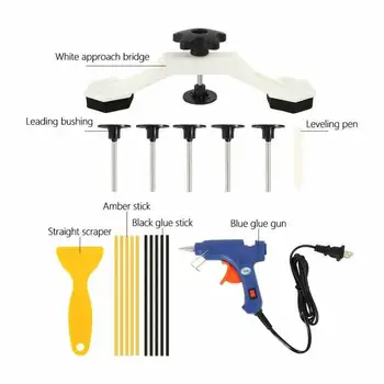 

Car Body Dent Repair Kit Car Dent Repair Tool Set Slide Hammer Glue Gun Dent Puller Paint Dent Repair Tools Car Accessories