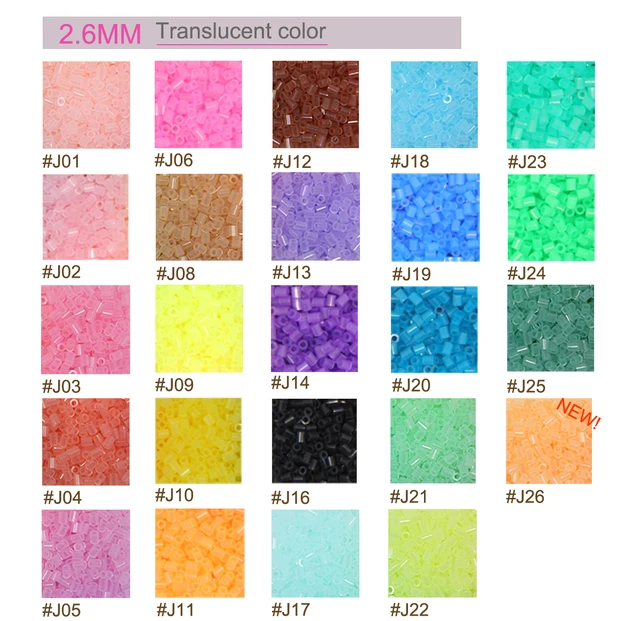 2.6mm , Perler Bead Perler Bead Pegboard Perler Bead Board Large DIY Food  Grade Materials For Parenting Education For Template Toys 