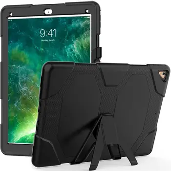 

For Apple iPad Pro 12.9 2015/2017 Tablet Shockproof Hard cases Military Heavy Duty Silicone Rugged Stand Protective hard Cover