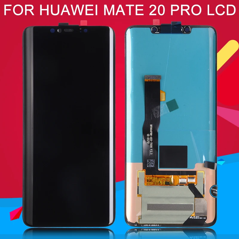 Dinamico 6,39 дюймов ЖК-экран для huawei mate 20 Pro ЖК-дисплей с кодирующий преобразователь сенсорного экрана в сборе без отпечатков пальцев
