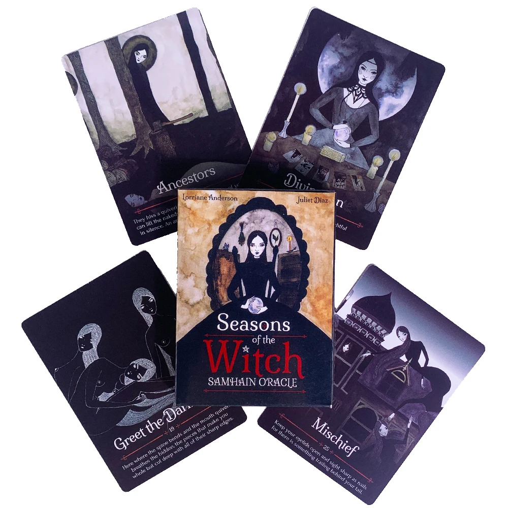 Игры для взрослых Seasons of The Witch вечеринки чакра-ведьма товары творчества карточные
