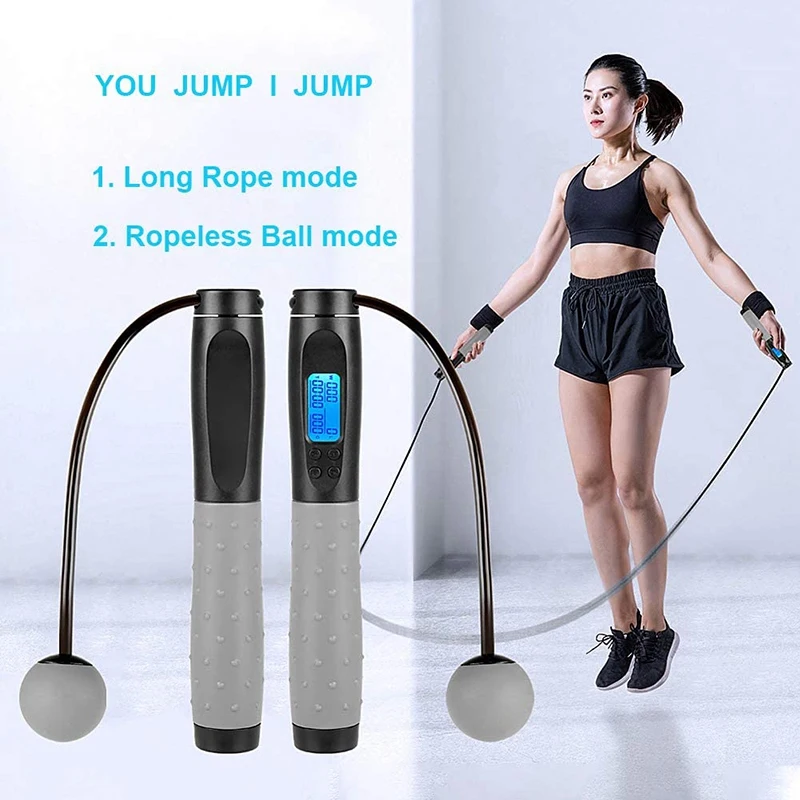 Jump Rope,Digital Counting Jump Rope with Calorie Counter for Fitness,Adjustable 