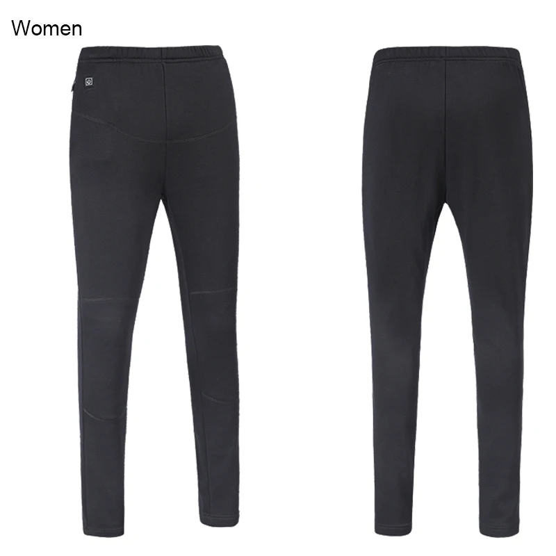 ZYNNEVA/мужские и женские походные теплые штаны для походов, альпинистские рыболовные Подогреваемые штаны, износостойкие эластичные брюки GC5121 - Цвет: Black (Women)