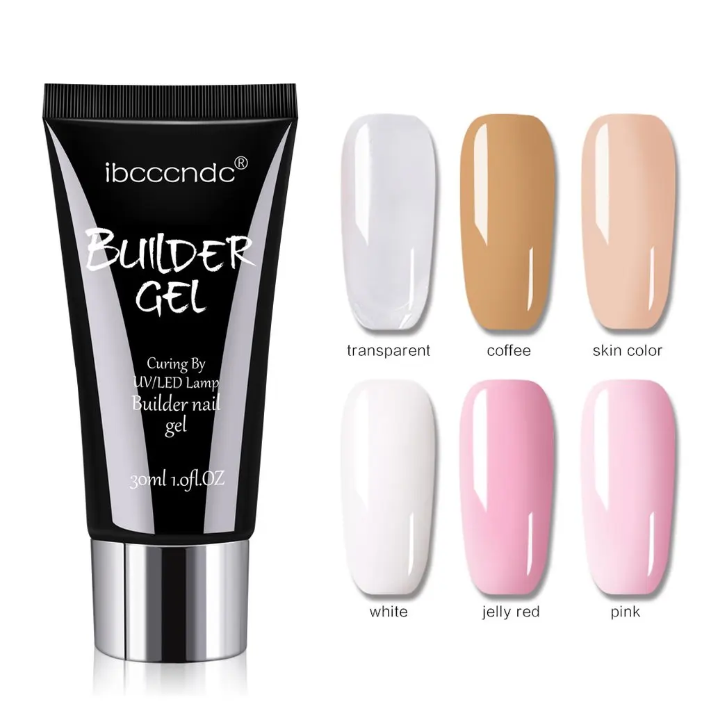 

30ML Nail Art Extended Crystal Glue Fast Building Extension Glue Acrylic Gel Nails Quick Building Gel
