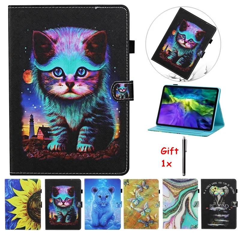 Для Samsung Galaxy Tab A 8 0 дюймов (2019) SM T290 T295 чехол кошелек с откидной крышкой и подставкой