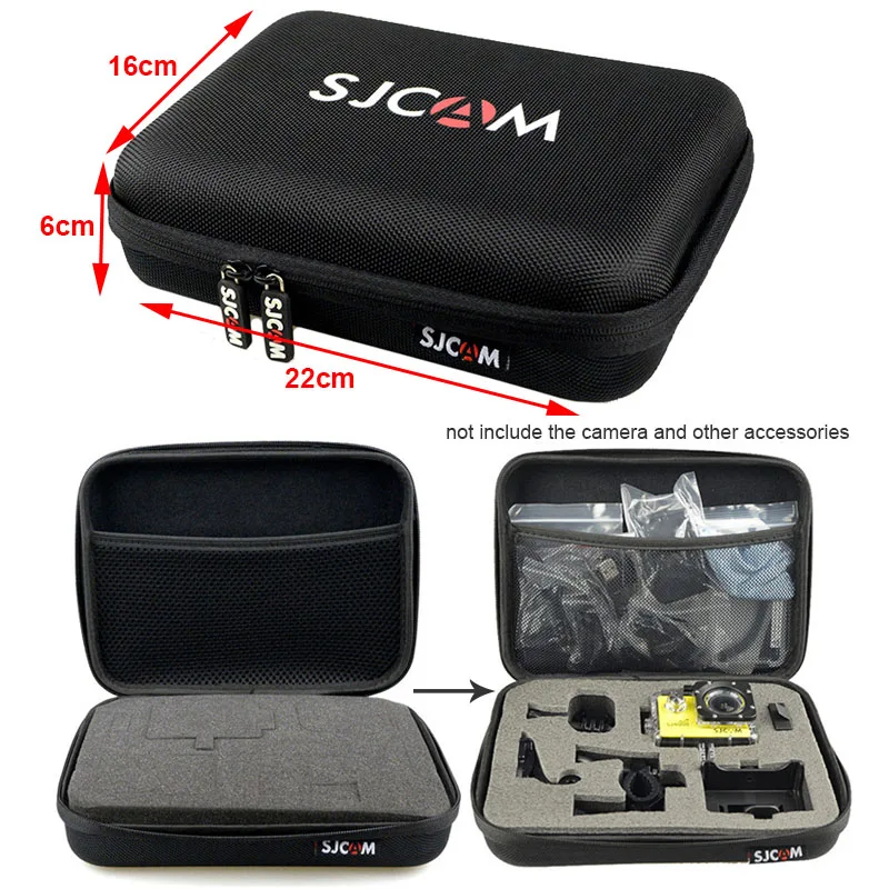 SJCAM SJ8 Pro батарея аксессуары сумка для хранения 1300 мАч литий-ионная аккумуляторная батарея двойное зарядное устройство для SJCAM SJ8 Plus Экшн-камера