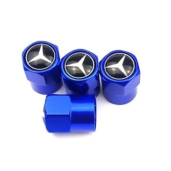 

Car Wheel Tire Valves Tyre Stem Air Caps Case For Mercedes benz A B R G Class GLK GLA w204 W251 W463 W176 W211 Car Accessories