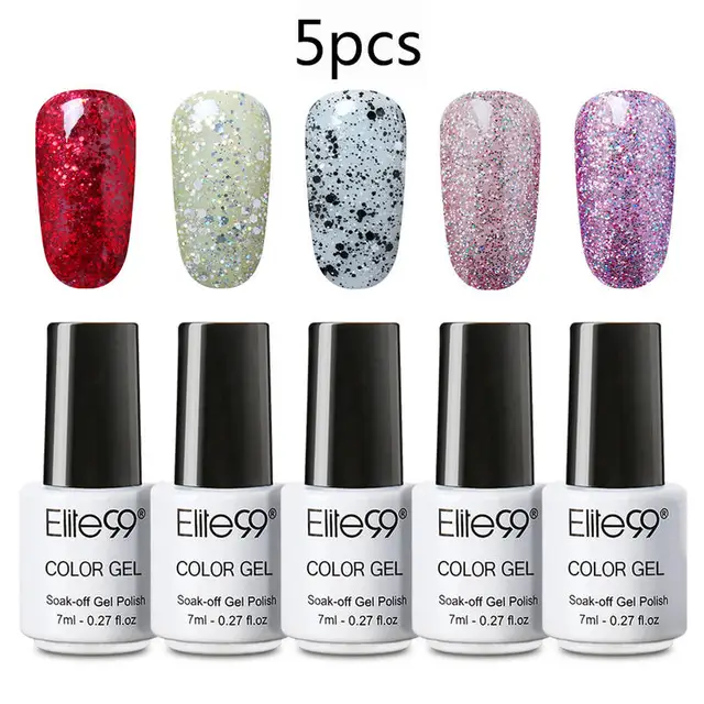 Elite99 Gel Polnischen 2/3/4/5Pcs Hybrid Nagellack Vernis Semi Permanent Nagellack Maniküre set Gel Lacke Kits 7ml