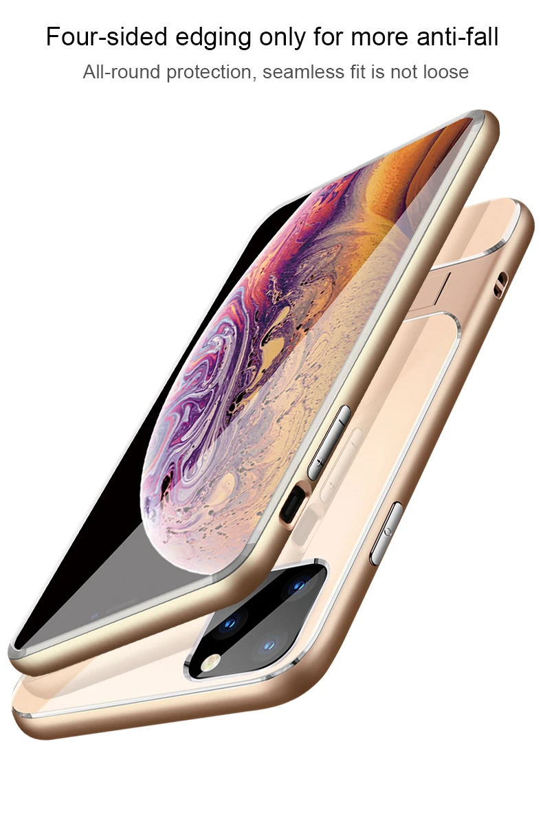 Для iPhone11 5,8 6,1 6,5 модная прозрачная Скоба из ТПУ+ PC двухслойный армированный ударопрочный чехол для телефона