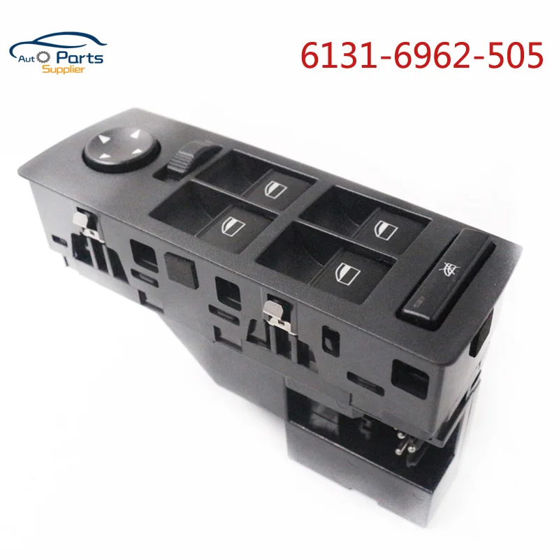 

61316962505 For BMW E53 X5 Genuine Left Front Window Switch Assembly With Mirror Adjustment NEW 6131-6962-505