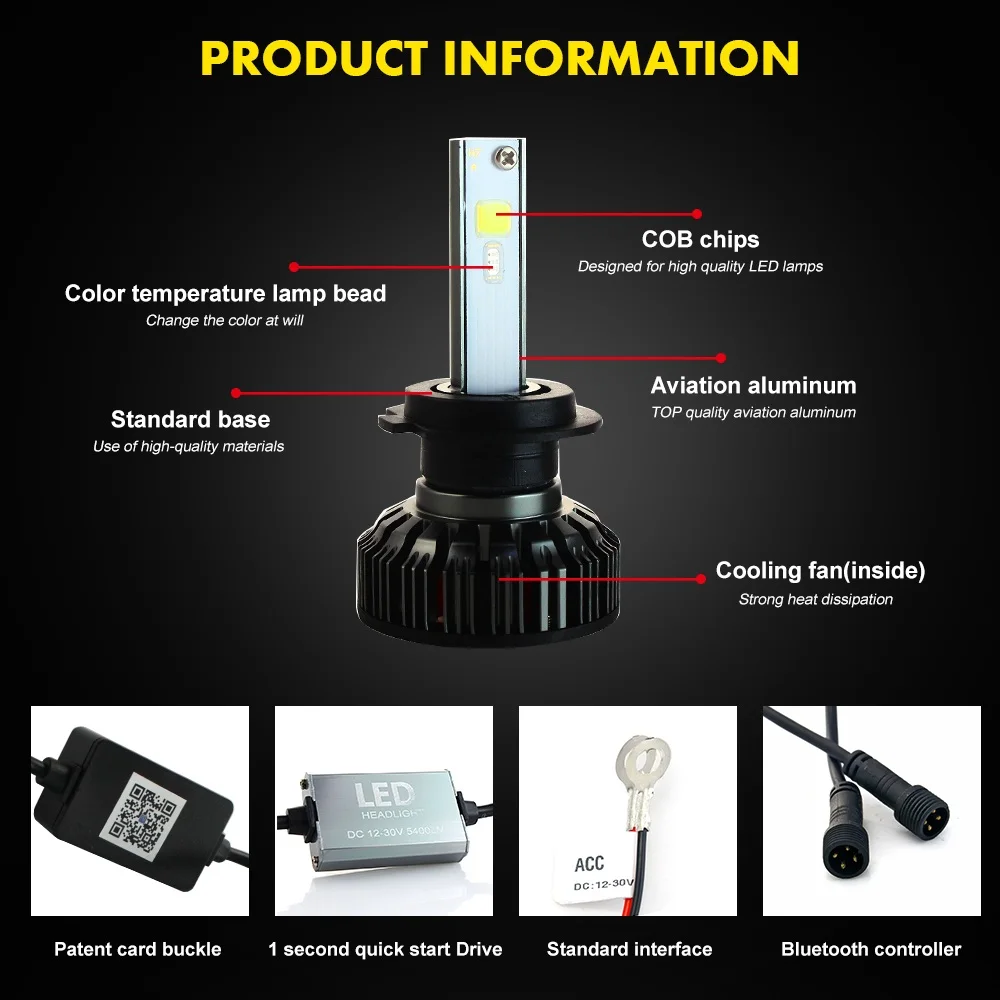 Приложение Bluetooth RGB H13 9004 9007 rgb Ангел глаз светодиодный луч движущийся головной светильник автомобильный