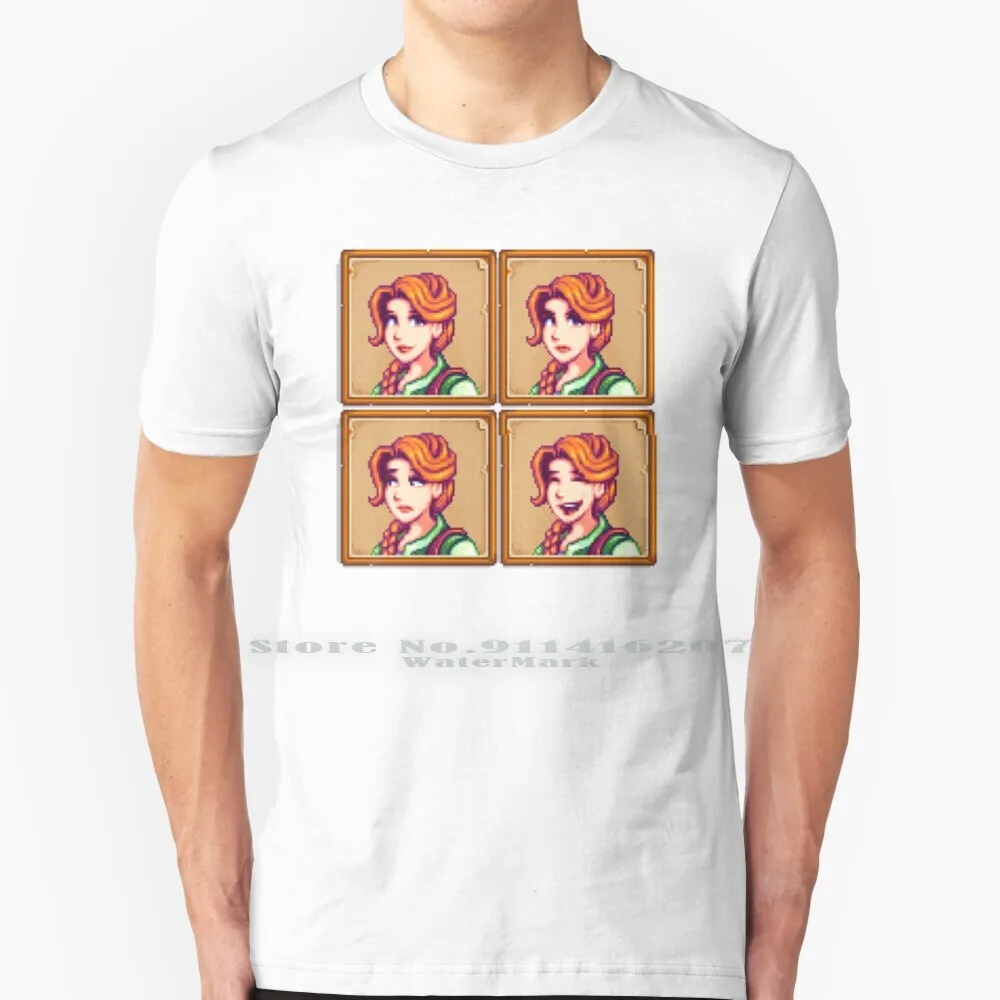 Stardew Valley - Leah T Shirt 100% Puro Cotone Stardew Valley Stardew Valley Videogioco Game Pc Switch Gaming Gamer Farming Pixel