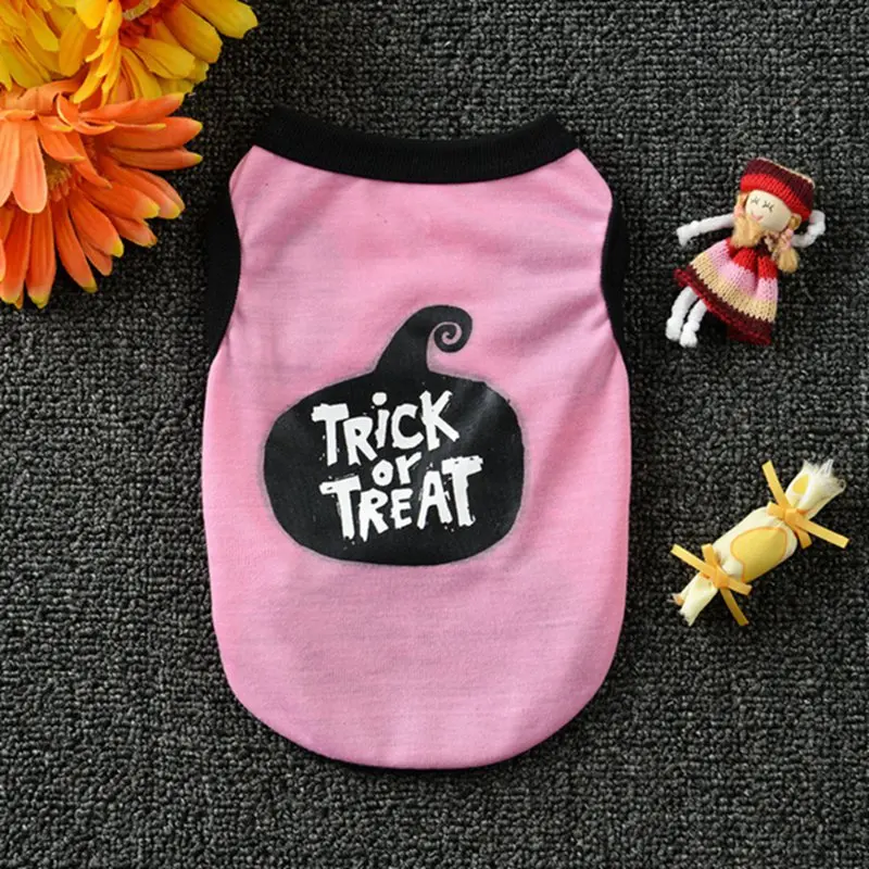 Хэллоуин для домашней собаки ткань скрещенные кости шаблон жилеты для зимы щенок Праздничная юбка жилеты из полиэстера хэллоуин для домашней собаки принадлежности x