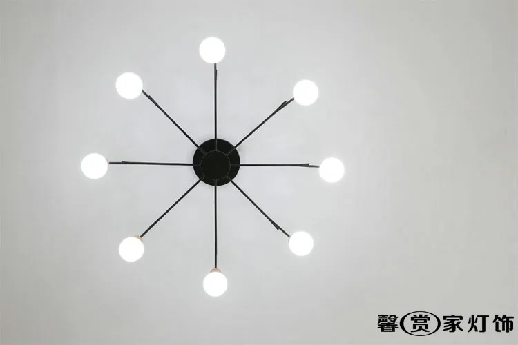 Скандинавский деревянный LEDLustre подвесные светильники для гостиной, спальни, для домашнего декора, промышленное освещение, ретро, Крытый подвесной светильник