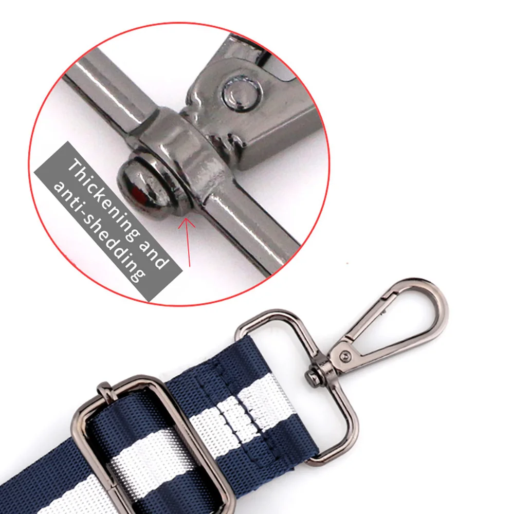 Women Bag Shoulder Crossbody Waist Bag Adjustable Replaceable Custom Length Webbing Fashion Nylon Handle Wide Shoulder Strap