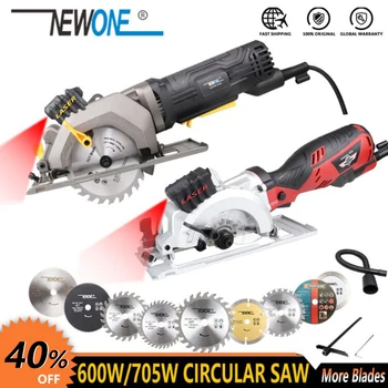 

120V/230V 600W/705W Electric Power Tool Electric Mini Circular Saw With Laser, Electric Saw For Woodcutting PVC Tube, Tile