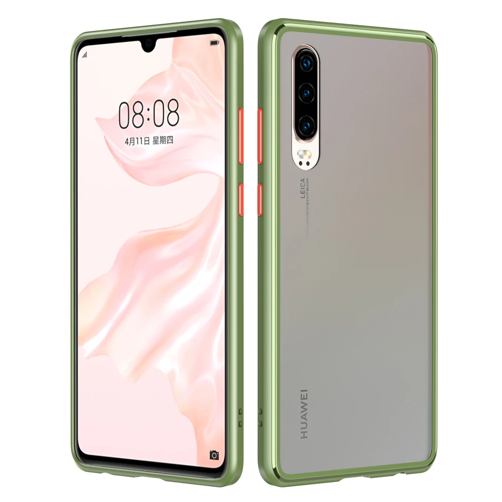 Роскошный силиконовый чехол из ТПУ Матовый Прозрачный для Huawei Mate 30 Pro / P30