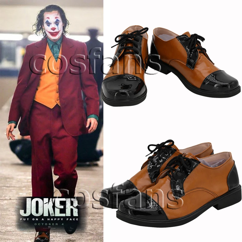 2020 Joker Origin Movie Joaquin Phoenix Cosplay Shoes Arthur Fleck Scary  Clown Boots Men Halloween Christmas Costume Accessories - Cosplay Costumes  - AliExpress
