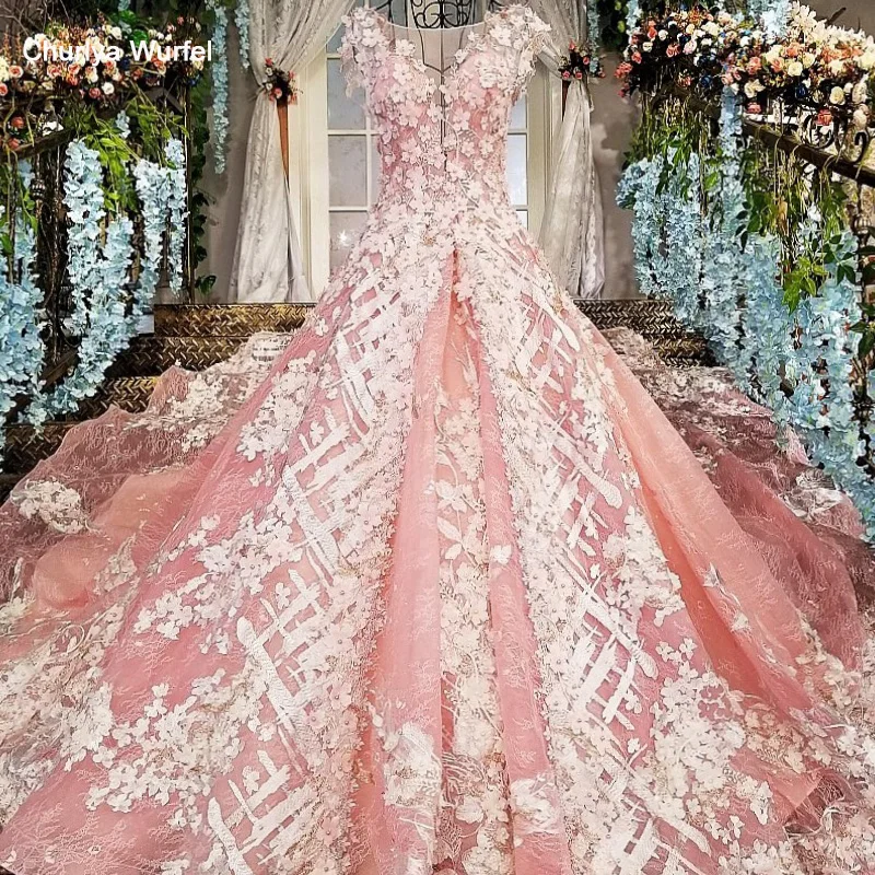 LS00226 розовый vestido de festa смотреть через спину аппликация колпачок рукава кружевное бальное платье бисероплетение кружевные вечерние платья реальные фото