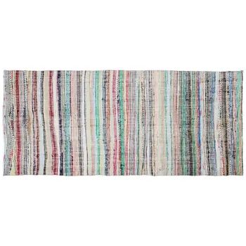 

Handmade Multicolor Vintage English Striped Rug Runner Rug 148x336 Cm-4'10''X11'0''
