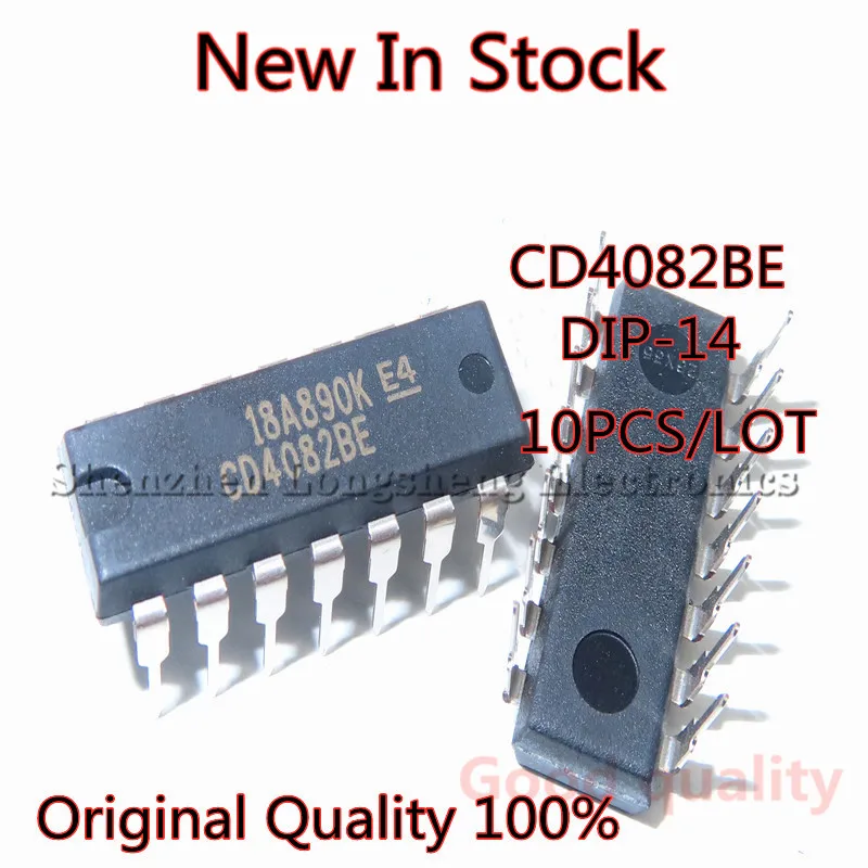 10 шт./лот Новый CD4082BE CD4082 DIP-14 двойной 4-вход и шлюз в наличии | Электронные