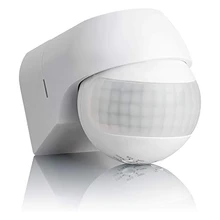 Capteur de mouvement infrarouge PIR automatique, 110v ~ 230v, rotatif à 180 degrés, minuterie pour éclairage extérieur