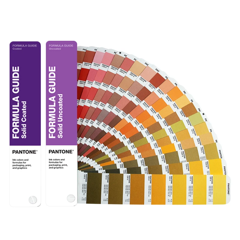 2019 New Version 2 Books C/u Pantone Color Guide Color Book Gp1601a
