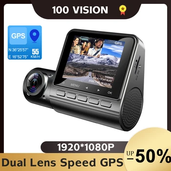 

Original M70 Dash Cam GPS Track 1080P HD Night Vision Car Dashcam DVR Dual Lens Hidden Car Camera 24H Parking Video Recorder
