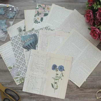 

24 Sheets DIY 12 Style 15.2*15.2cm Plant Bird Songs Theme Craft Paper Scrapbooking Creative Paper DIY Gift Use