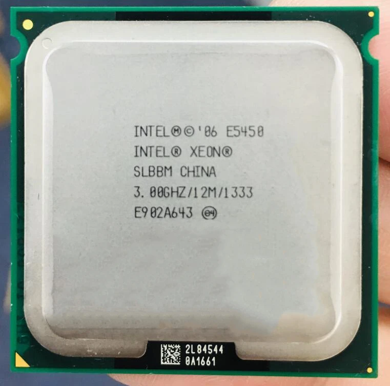 Четырехъядерный процессор Intel Xeon E5450 3,0 ГГц 80 Вт 12 МБ SLANQ SLBBM работает на материнской плате LGA 771, протестирована